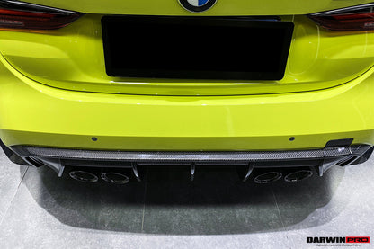 DarwinPRO 2021-UP BMW M4 G82 G83 M3 G80 Carbon Fiber Rear Diffuser Trim Replacement Lip
