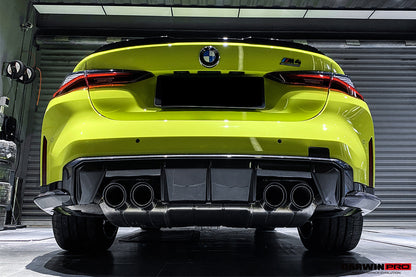 DarwinPRO 2021-UP BMW M4 G82 G83 M3 G80 Carbon Fiber Rear Diffuser Trim Replacement Lip