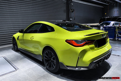 DarwinPRO 2021-UP BMW M4 G82 G83 M3 G80 Carbon Fiber Rear Diffuser Trim Replacement Lip