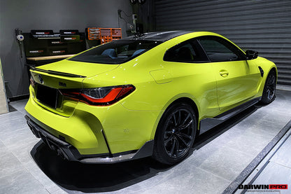 DarwinPRO 2021-UP BMW M4 G82 G83 M3 G80 Carbon Fiber Rear Diffuser Trim Replacement Lip
