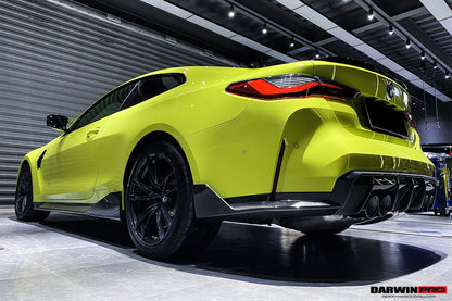 DarwinPRO 2021-UP BMW M4 G82 G83 M3 G80 Carbon Fiber Rear Diffuser Trim Replacement Lip