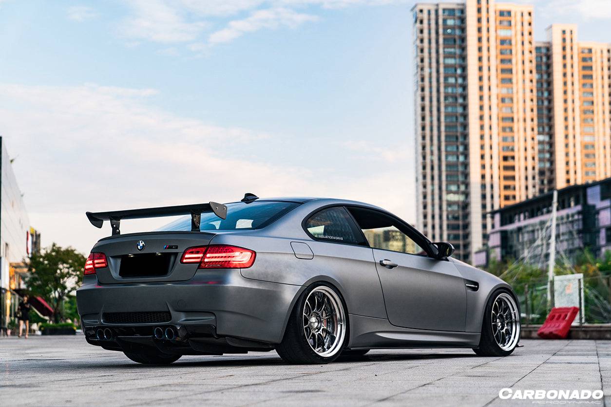 Alerón de maletero estilo RZ para BMW M3 E92 E93 2008-2012 y BMW 1M E82 E88 2011-2013 Carbonado