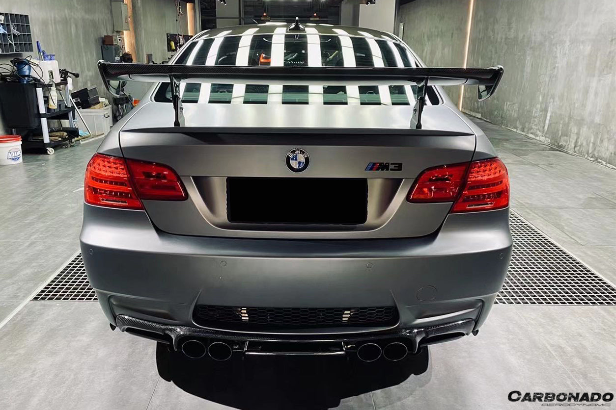 Alerón de maletero estilo RZ para BMW M3 E92 E93 2008-2012 y BMW 1M E82 E88 2011-2013 Carbonado