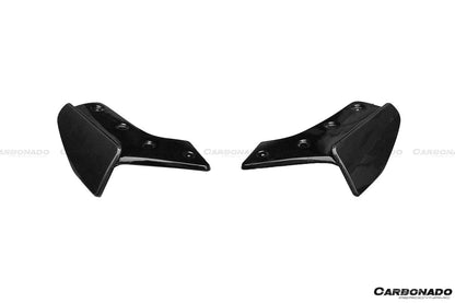 Carbonado 2014-2018 BMW X5 F15 MP Style Carbon Fiber Rear Cap Splitters (MT ONLY)