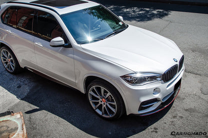 Carbonado 2014-2018 BMW X5 F15 MP Style Carbon Fiber Front Lip (MT ONLY)