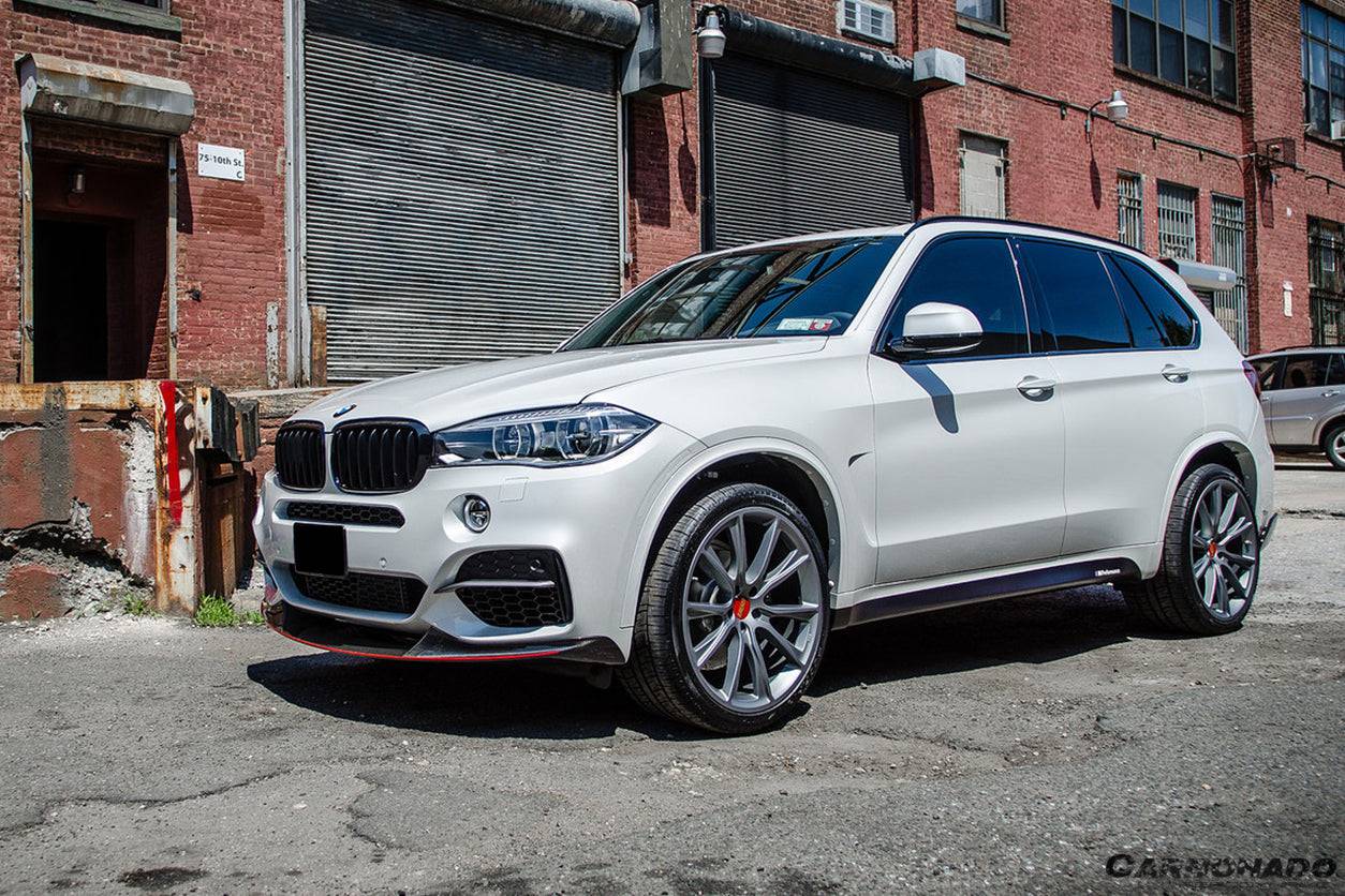Carbonado 2014-2018 BMW X5 F15 MP Style Carbon Fiber Front Lip (MT ONLY)