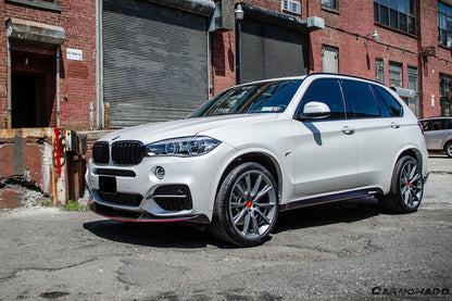 Carbonado 2014-2018 BMW X5 F15 MP Style Carbon Fiber Front Lip (MT ONLY)