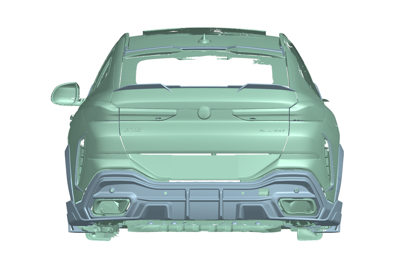 Parachoques trasero de fibra de carbono estilo autoclave Carbonado para BMW X6 G06 AD (modelos 2019-UP)
