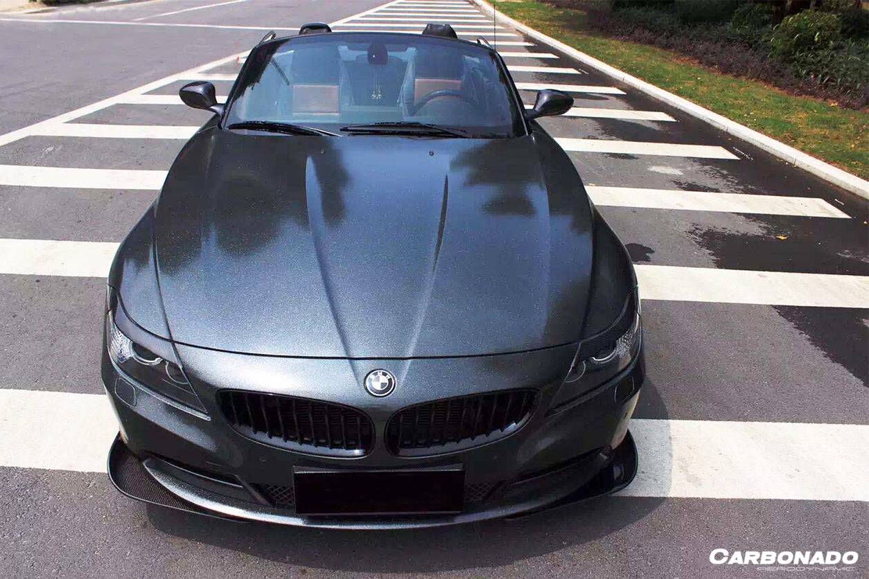 Divisor de parachoques delantero de fibra de carbono estilo DP para BMW Z4 E89 Carbonado 2009-2016