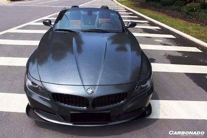 Divisor de parachoques delantero de fibra de carbono estilo DP para BMW Z4 E89 Carbonado 2009-2016
