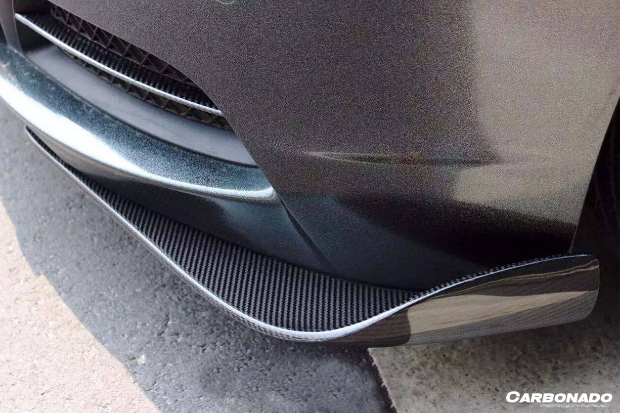 Divisor de parachoques delantero de fibra de carbono estilo DP para BMW Z4 E89 Carbonado 2009-2016