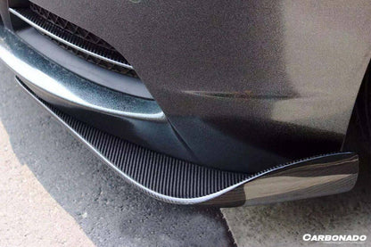 Divisor de parachoques delantero de fibra de carbono estilo DP para BMW Z4 E89 Carbonado 2009-2016