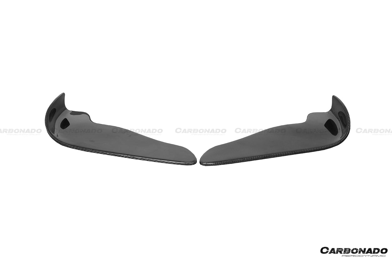Divisor de parachoques delantero de fibra de carbono estilo DP para BMW Z4 E89 Carbonado 2009-2016