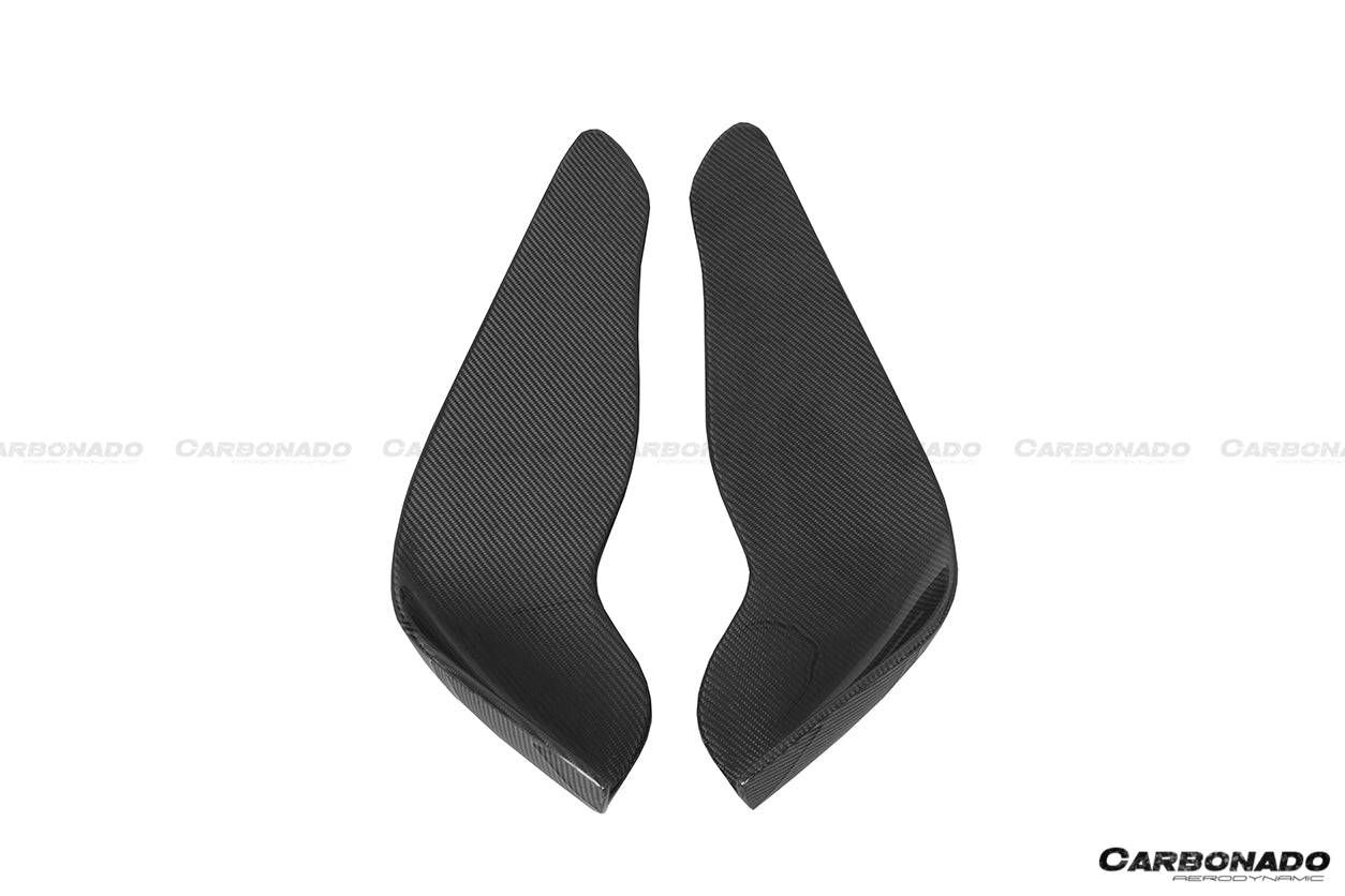 Divisor de parachoques delantero de fibra de carbono estilo DP para BMW Z4 E89 Carbonado 2009-2016