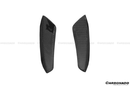 Carbonado 2016-2018  Mercedes Benz  W176 A45 AMG BKSS Style Carbon Fiber Front Bumper Canards