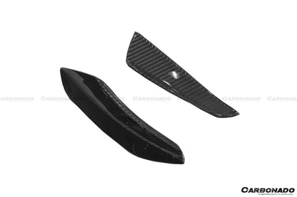 Carbonado 2016-2018  Mercedes Benz  W176 A45 AMG BKSS Style Carbon Fiber Front Bumper Canards