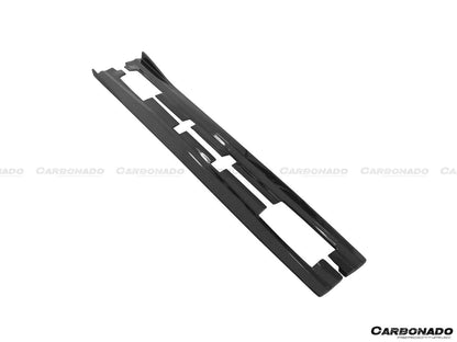 Faldones laterales de fibra de carbono estilo Mercedes Benz W176 A45 AMG RZS Carbonado 2016-2018