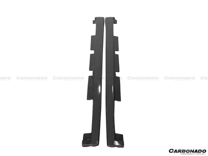 Faldones laterales de fibra de carbono estilo Mercedes Benz W176 A45 AMG RZS Carbonado 2016-2018