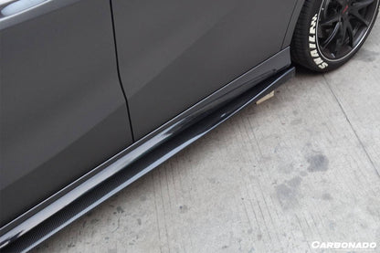 Faldones laterales de fibra de carbono estilo Mercedes Benz W176 A45 AMG RZS Carbonado 2016-2018