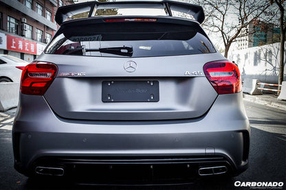 Carbonado 2016-2018  Mercedes Benz  W176 A Class A250 A200 A45 AMG CARBON FIBER ROOF WING SPOILER
