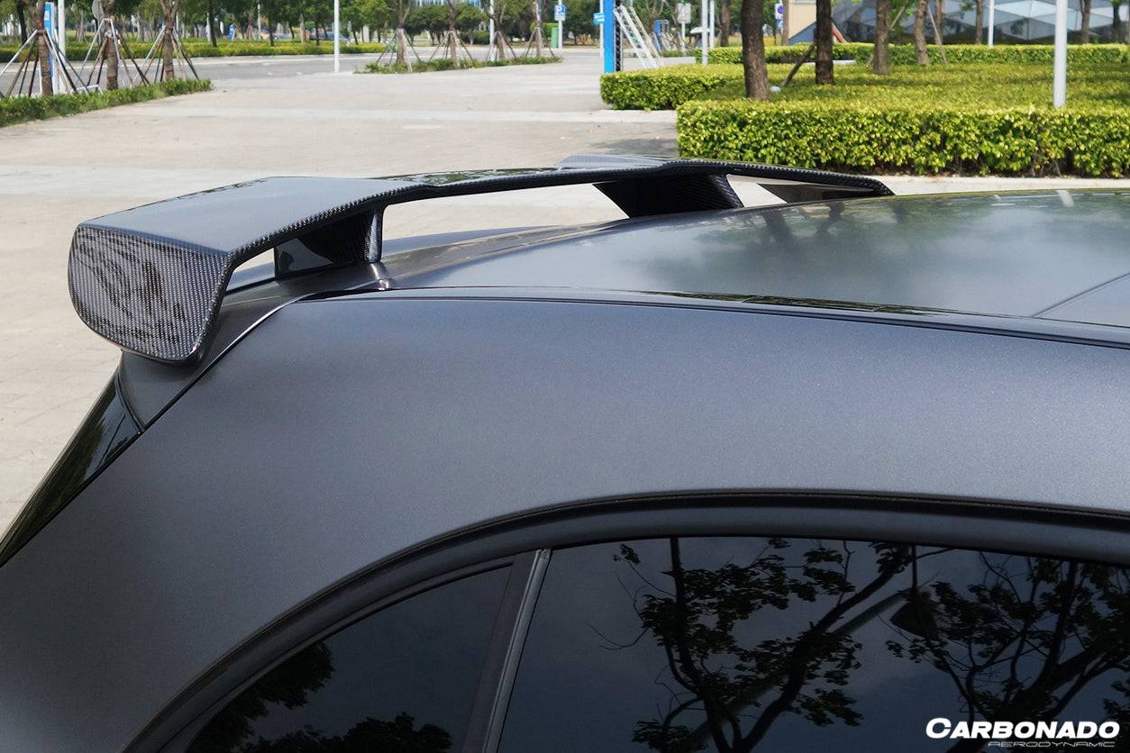 Carbonado 2016-2018  Mercedes Benz  W176 A Class A250 A200 A45 AMG CARBON FIBER ROOF WING SPOILER