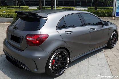 Carbonado 2016-2018  Mercedes Benz  W176 A Class A250 A200 A45 AMG CARBON FIBER ROOF WING SPOILER
