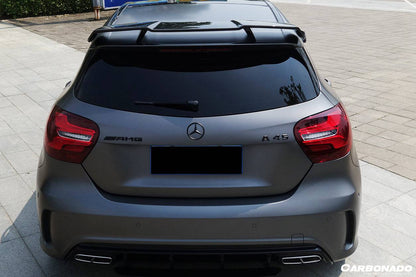 Carbonado 2016-2018  Mercedes Benz  W176 A Class A250 A200 A45 AMG CARBON FIBER ROOF WING SPOILER