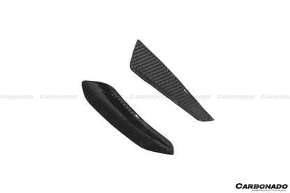 Carbonado 2016-2018  Mercedes Benz  W176 A45 AMG BKSS Style Carbon Fiber Front Bumper Canards