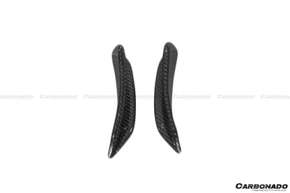 Carbonado 2016-2018  Mercedes Benz  W176 A45 AMG BKSS Style Carbon Fiber Front Bumper Canards