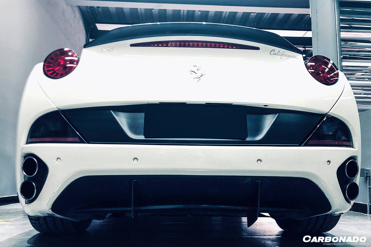 Carbonado 2009-2014 Ferrari California bkss style Carbon Fiber Turnk Spoiler