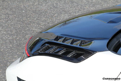 Carbonado M Style Autoclave Double Carbon Fiber Hood | 2015-2021 Honda Civic Type R FK8