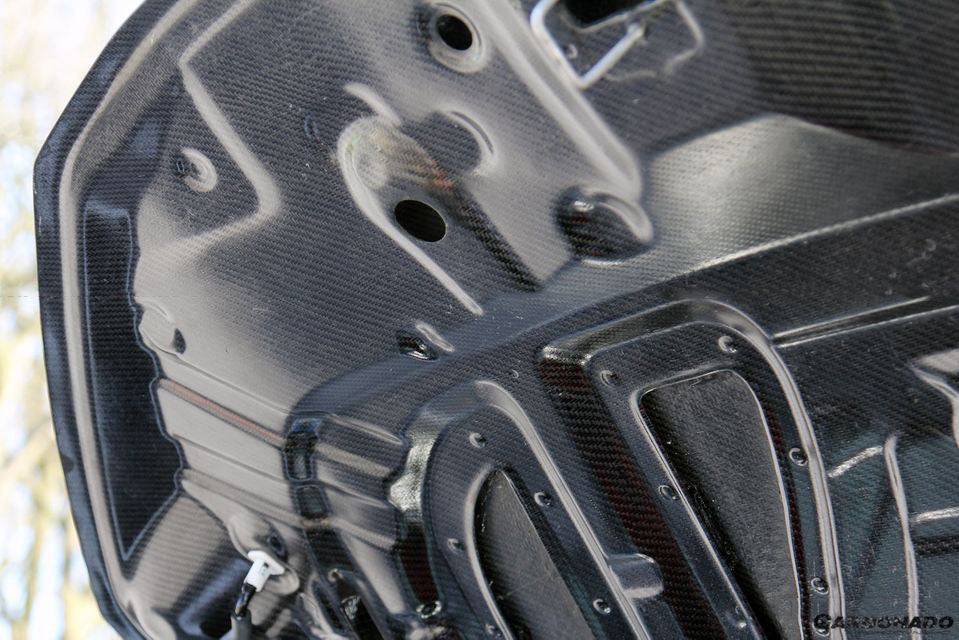 Carbonado M Style Autoclave Double Carbon Fiber Hood | 2015-2021 Honda Civic Type R FK8