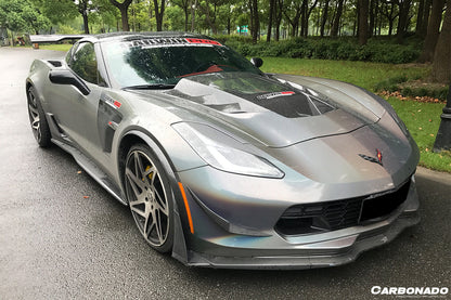 Carbonado 2013-2019 Corvette C7 Z51 Z06 Grandsport Carbon Fiber Canards