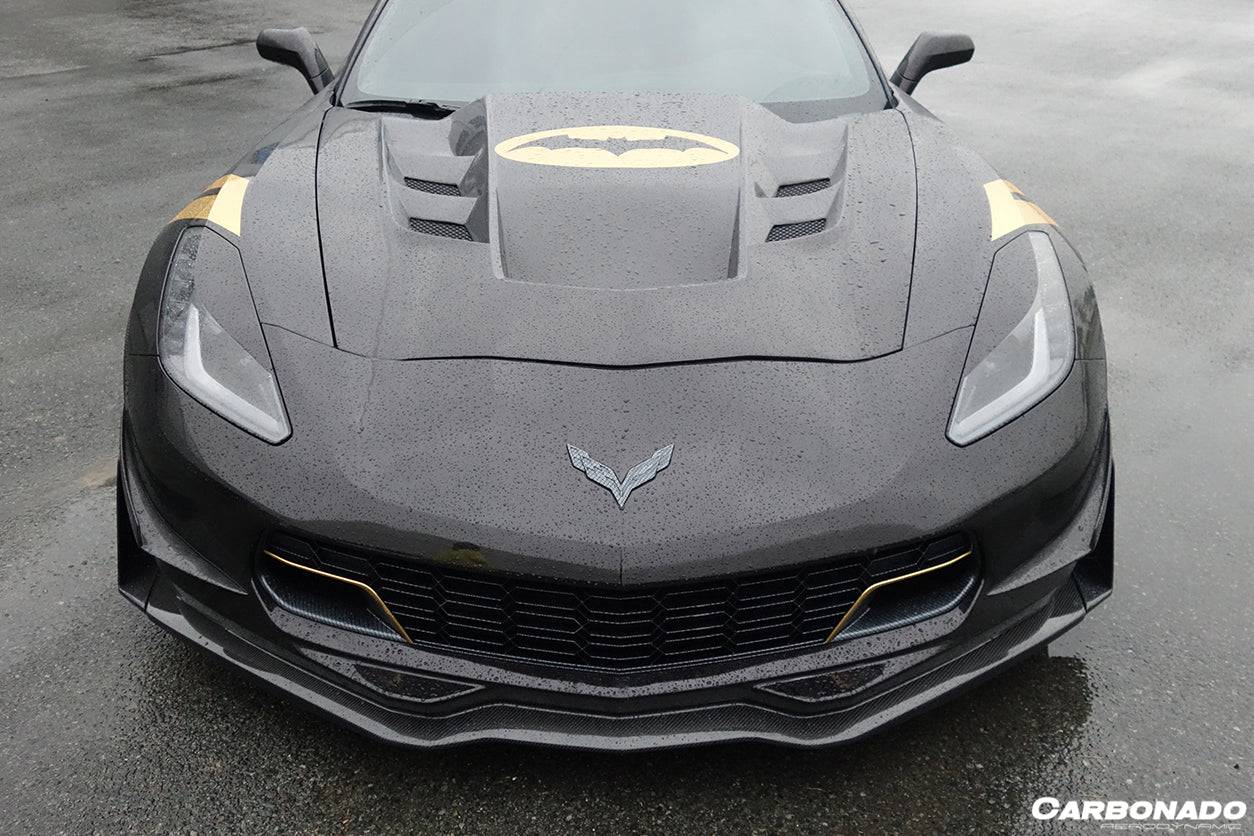 Carbonado 2013-2019 Corvette C7 Z51 Z06 Grandsport Carbon Fiber Canards