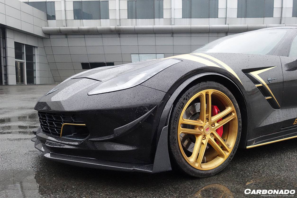 Guardabarros de fibra de carbono Carbonado para Corvette C7 Z51 Z06 Grandsport 2013-2019