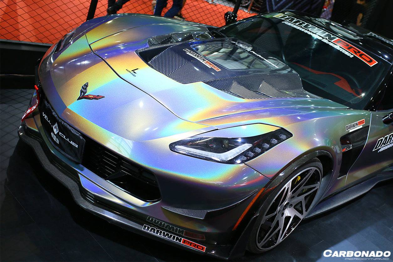 Guardabarros de fibra de carbono Carbonado para Corvette C7 Z51 Z06 Grandsport 2013-2019