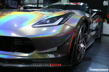 Guardabarros de fibra de carbono Carbonado para Corvette C7 Z51 Z06 Grandsport 2013-2019