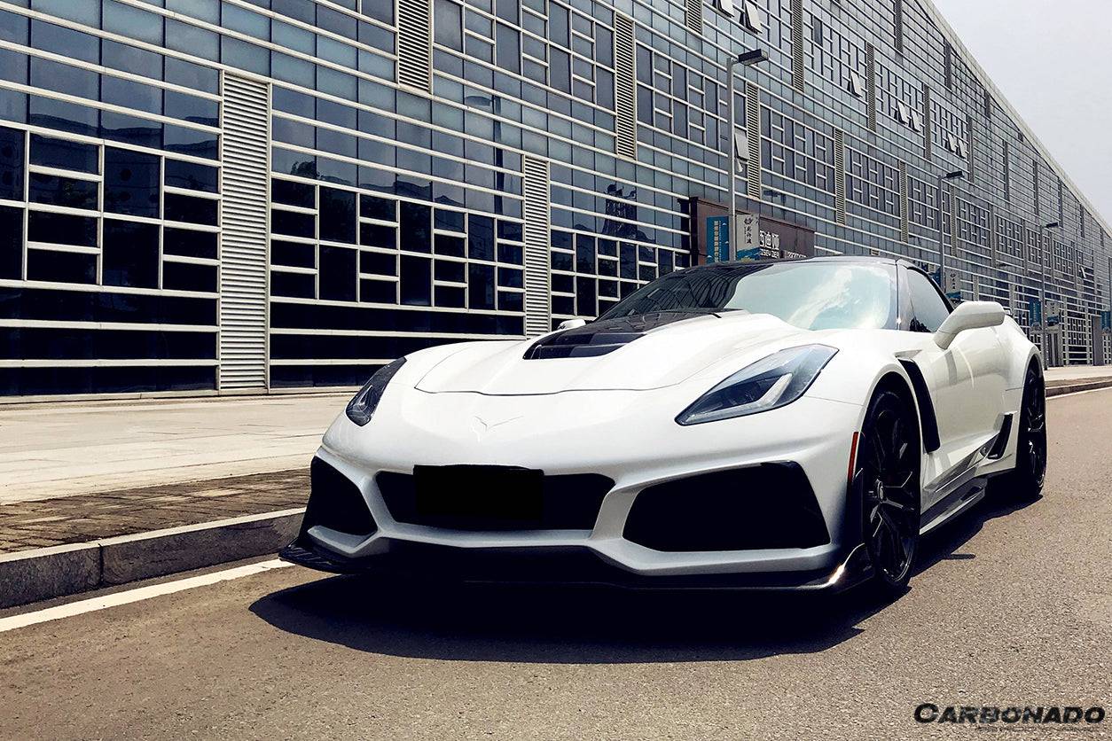 Carbonado 2013-2019 Corvette Z06 Grandsport ZR1 Style Front Conversion Body Kit