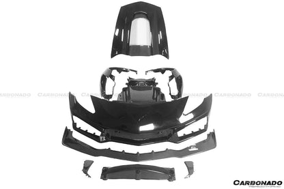 Carbonado 2013-2019 Corvette Z06 Grandsport ZR1 Style Front Conversion Body Kit