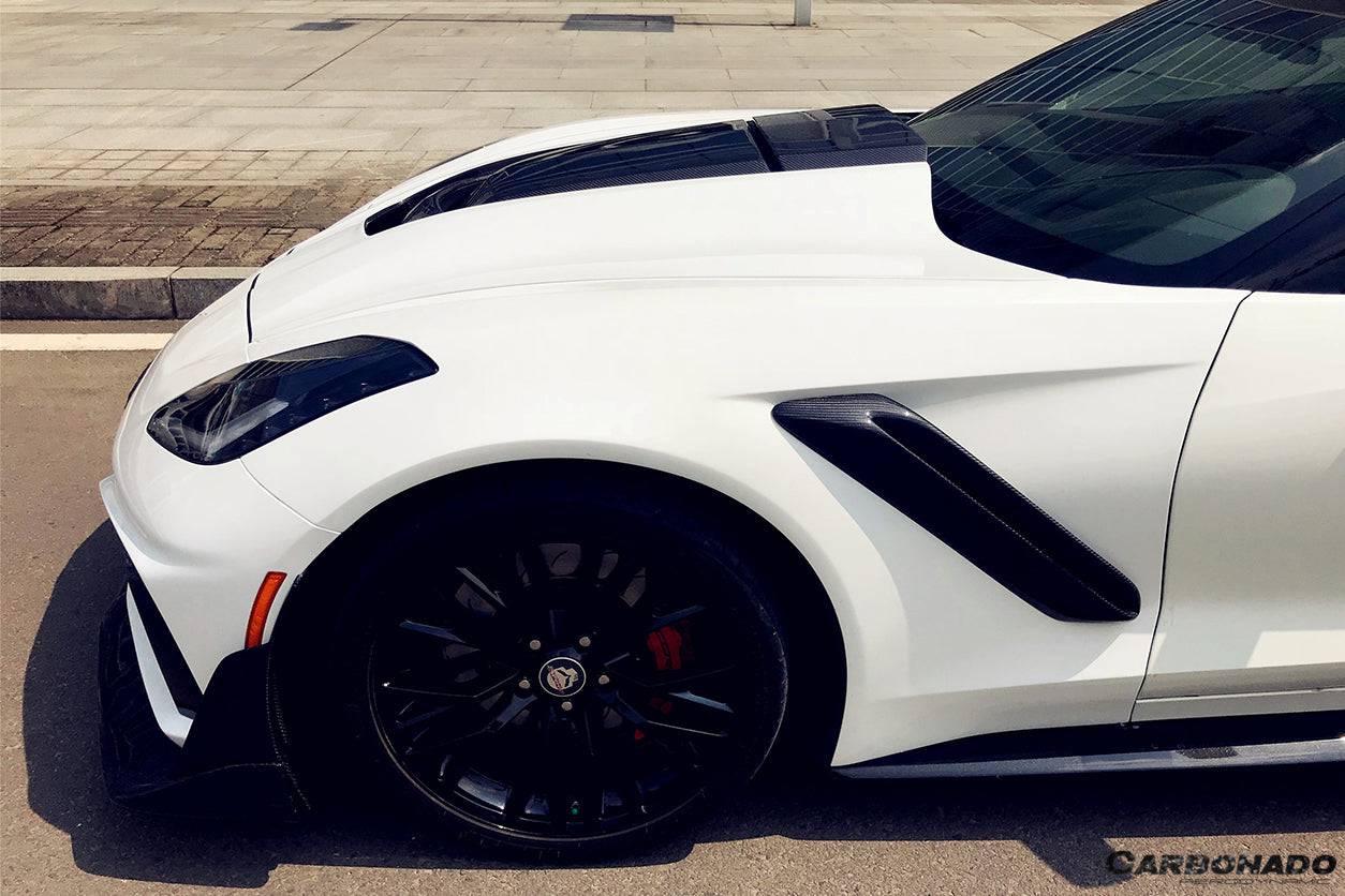 Carbonado 2013-2019 Corvette Z06 Grandsport ZR1 Style Front Conversion Body Kit