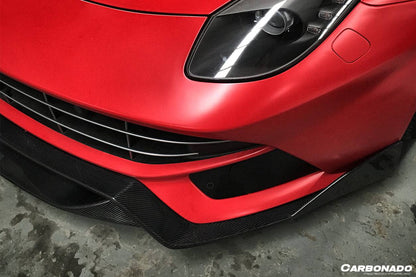 Carbonado 2012-2017 Ferrari F12 Berlinetta DC Style Carbon Fiber Front Lip