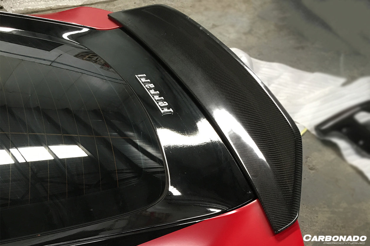 Carbonado 2012-2017 Ferrari F12 Berlinetta DC Style Carbon Fiber Trunk Spoiler