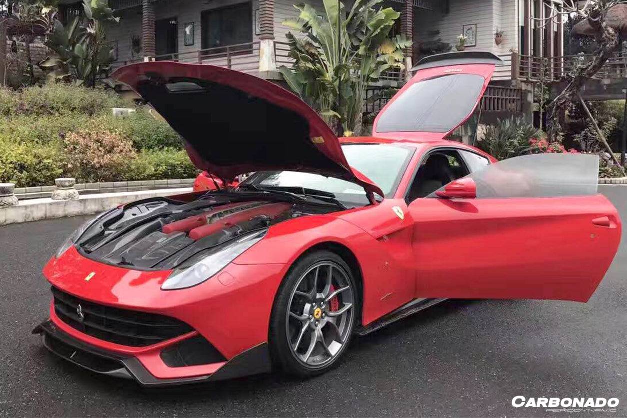 Carbonado 2012-2017 Ferrari F12 Berlinetta OE Style Dry Carbon Fiber Engine Cover