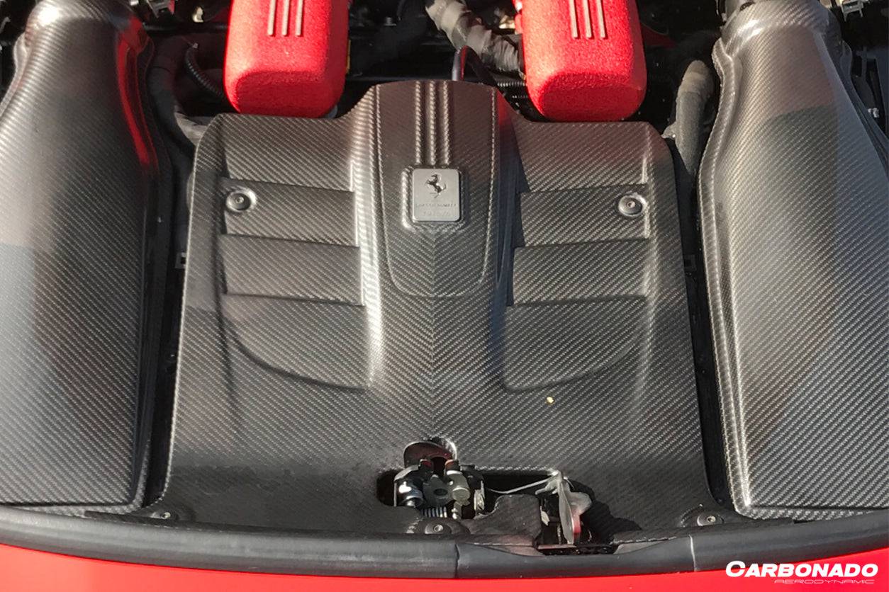 Carbonado 2012-2017 Ferrari F12 Berlinetta OE Style Dry Carbon Fiber Engine Cover