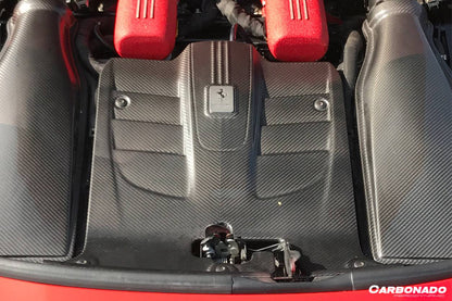 Carbonado 2012-2017 Ferrari F12 Berlinetta OE Style Dry Carbon Fiber Engine Cover