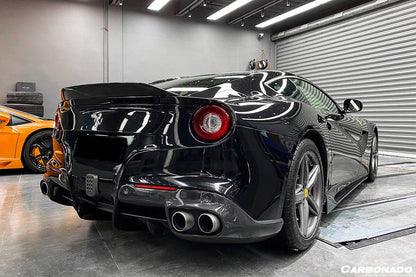 Carbonado 2012-2017 Ferrari F12 Berlinetta DC Style Carbon Fiber Trunk Spoiler
