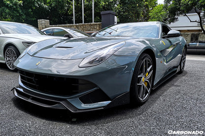 Carbonado 2012-2017 Ferrari F12 Berlinetta DC Style Carbon Fiber Front Lip