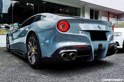 Faldones laterales de fibra de carbono estilo DC para Ferrari F12 Berlinetta Carbonado 2012-2017