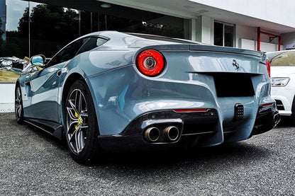 Difusor trasero de fibra de carbono estilo Ferrari F12 Berlinetta RS Carbonado 2012-2017
