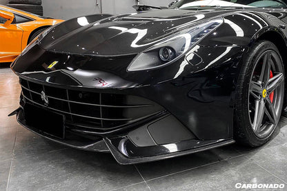 Carbonado 2012-2017 Ferrari F12 Berlinetta RS Style Carbon Fiber Front Lip